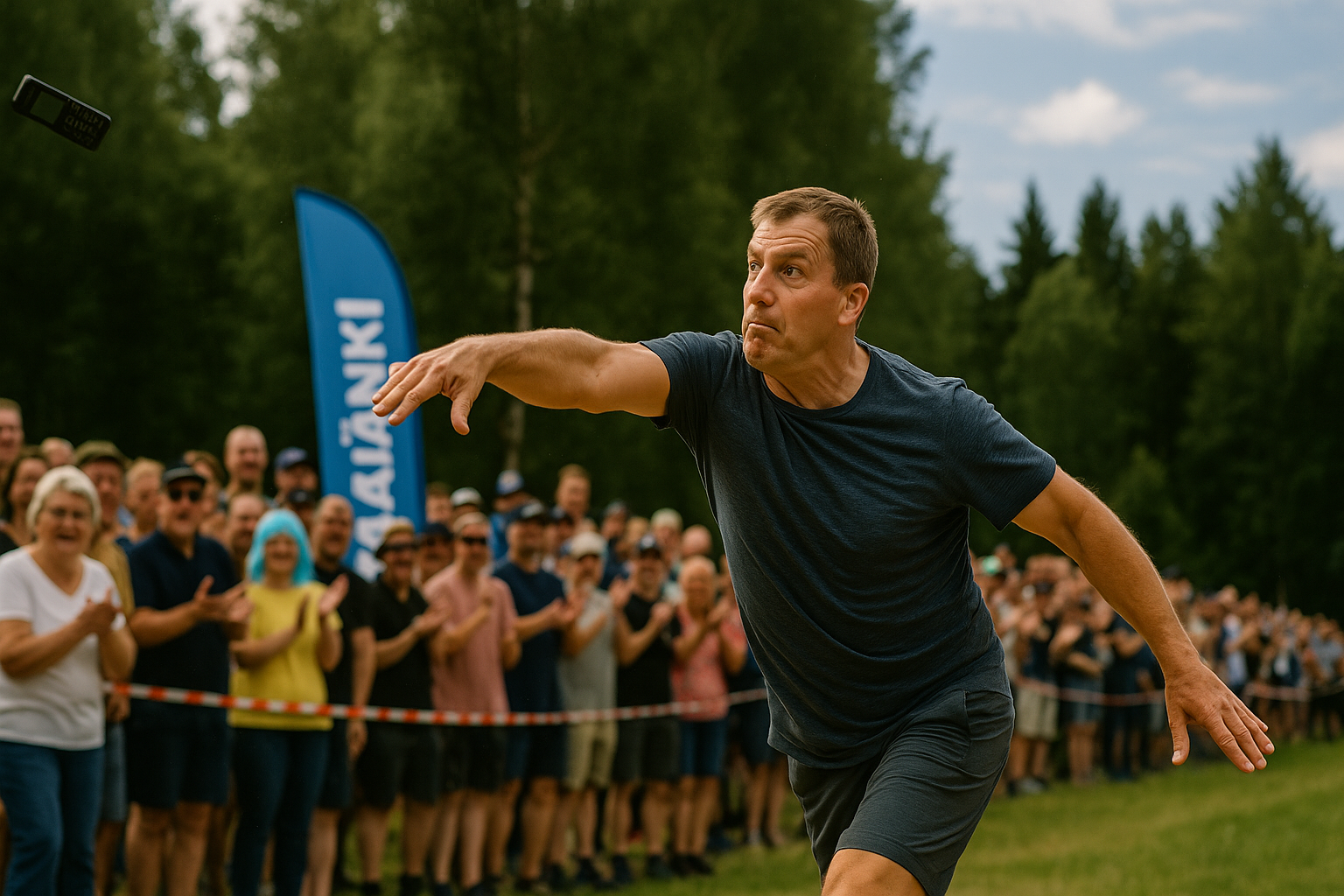 Mobile Phone Throwing